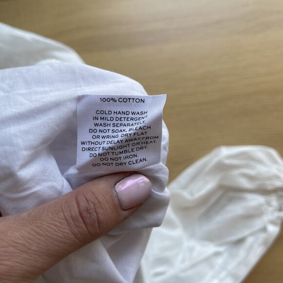 Revolve x Rumer The Label Mia Mini Dress Womens Size Medium White 100% Cotton - Picture 7 of 8